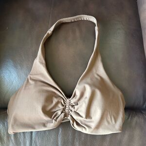 Amazon Brown sports bra open back. Size small.